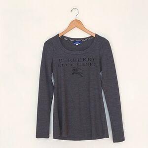 Burberry london blue label grey Thin Sweater